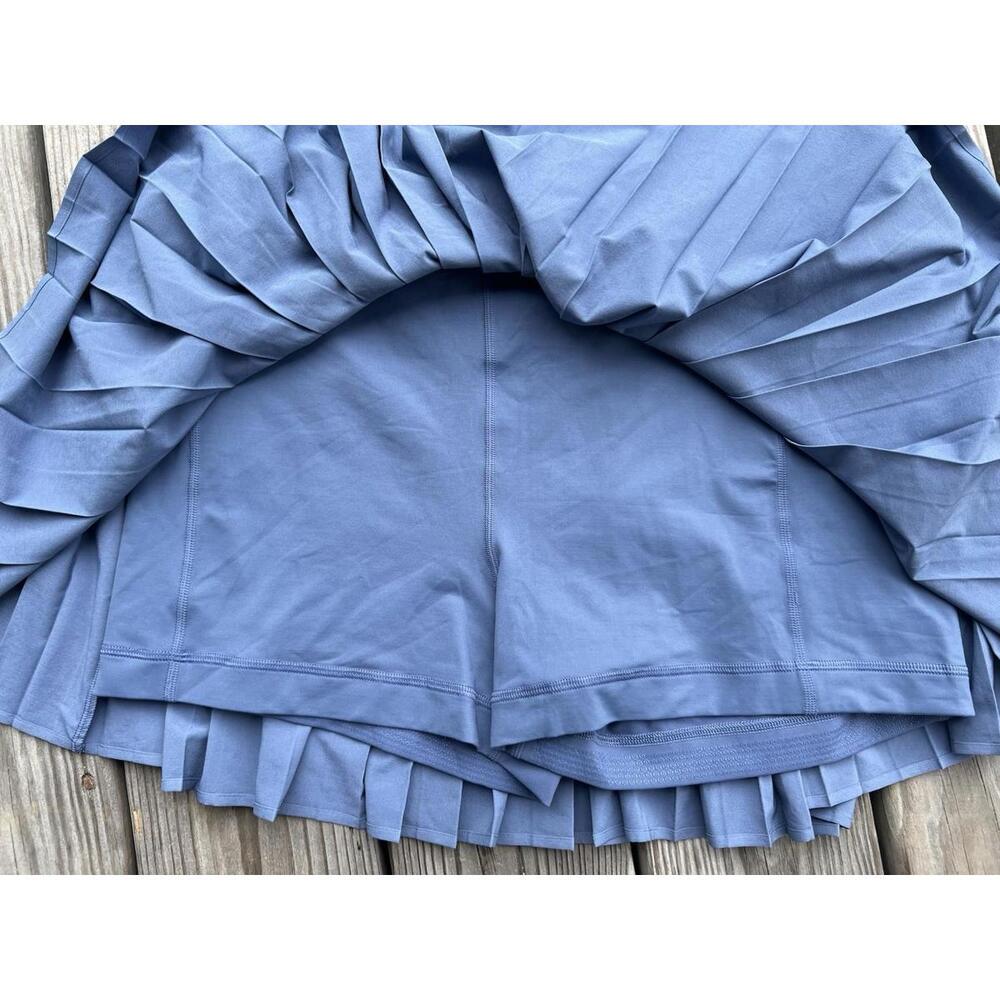 Lululemon High-Rise Pleated Tennis Skirt Oasis Blue Women’s Size 12 - Picture 10 of 12